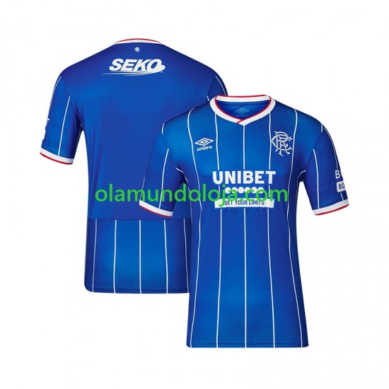Camisola Rangers Homem Equipamento Primeiro 2026-2027 Manga Curta
